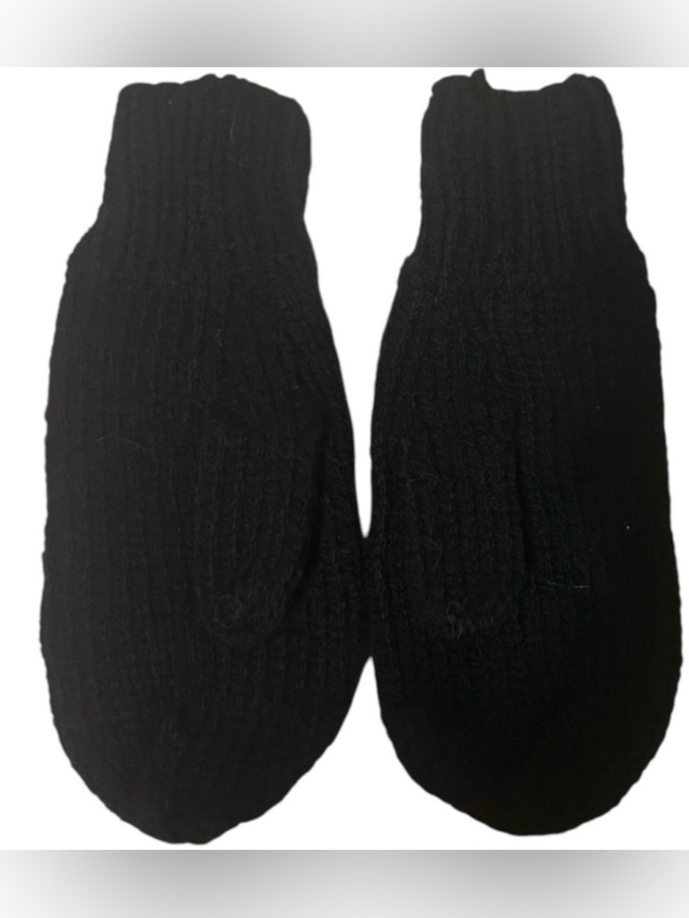 *FREE WITH PURCHASE* HANDMADE BLACK KNITTED MITTENS KIDS